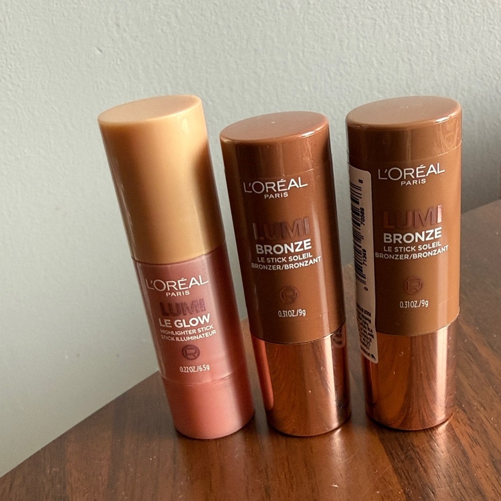 L'Oreal Le Glow and Lumi Bronze Stick Trio - new!